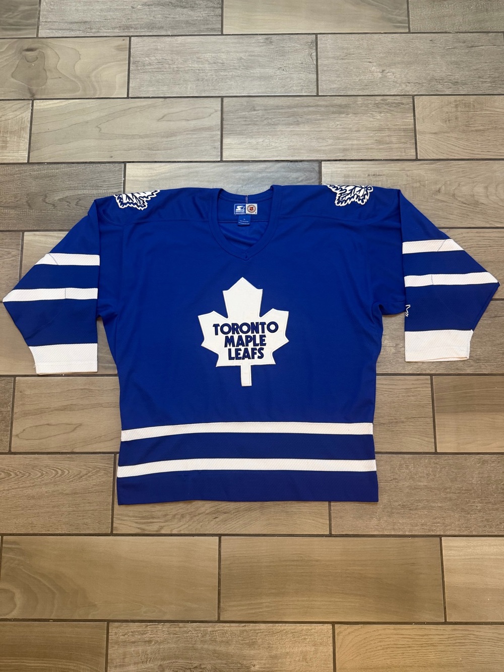 Vintage 90s Toronto Maple Leafs Starter NHL Hockey Jersey